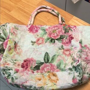 Hemant and Nandita floral tote